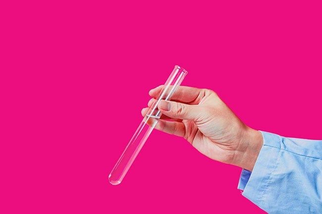 Chemical Test Tube with E Liquid e-liquid-chemical-test-tube
